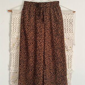 Sienna Sky Brown Leopard Print Pants